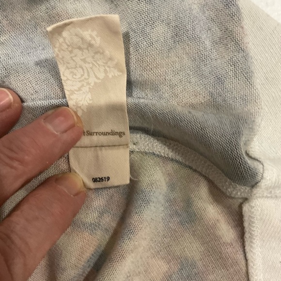 Soft Surroundings Theo Starry Night Tunic Asymmetrical Hem Scoop Neck Women’s M - Picture 11 of 11